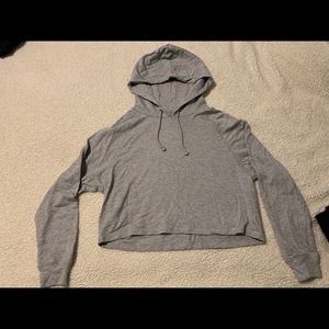 Joe’s crop pullover with hood